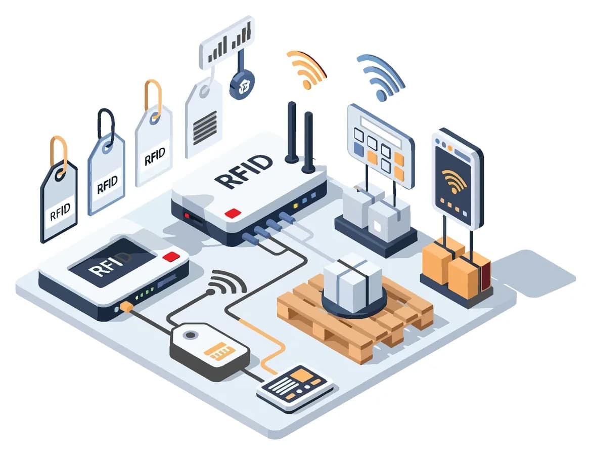 RFID automation illustration