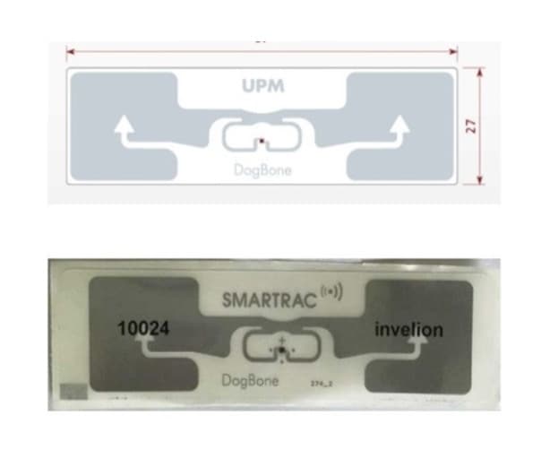 RFID bib tag for race timing, model NWS-RT 08 A